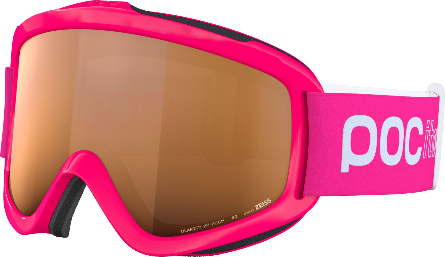 POC Pocito Iris Fluorescent Pink/partly Sunny Light Orange