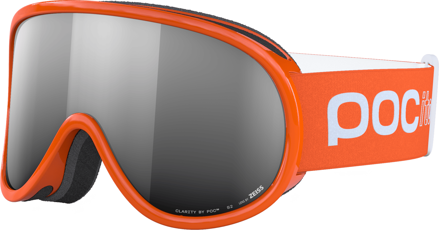 POC Pocito Retina Fluorescent Orange/partly Sunny Silver