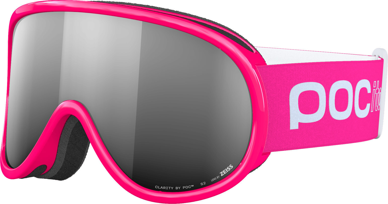 POC Pocito Retina Fluorescent Pink/partly Sunny Silver