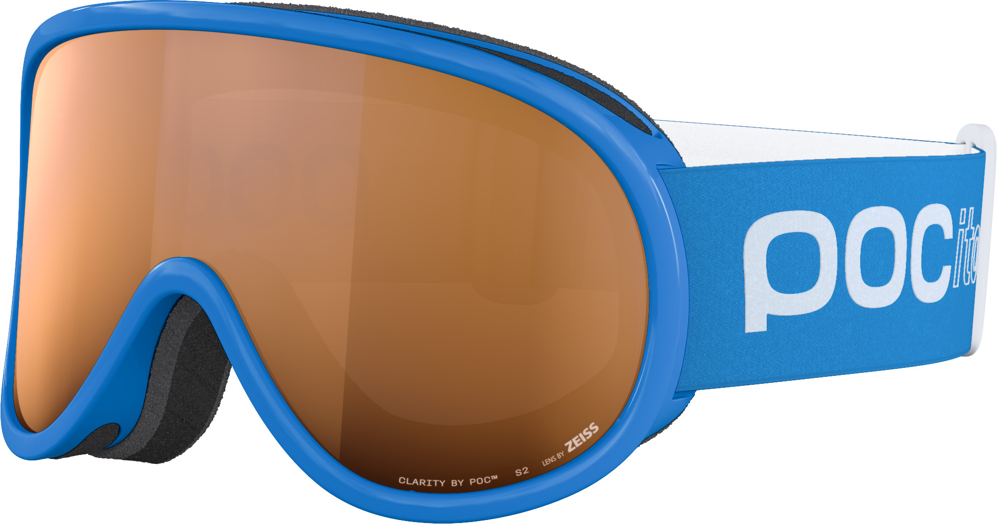 POC Pocito Retina Fluorescent Blue/partly Sunny Light Orange