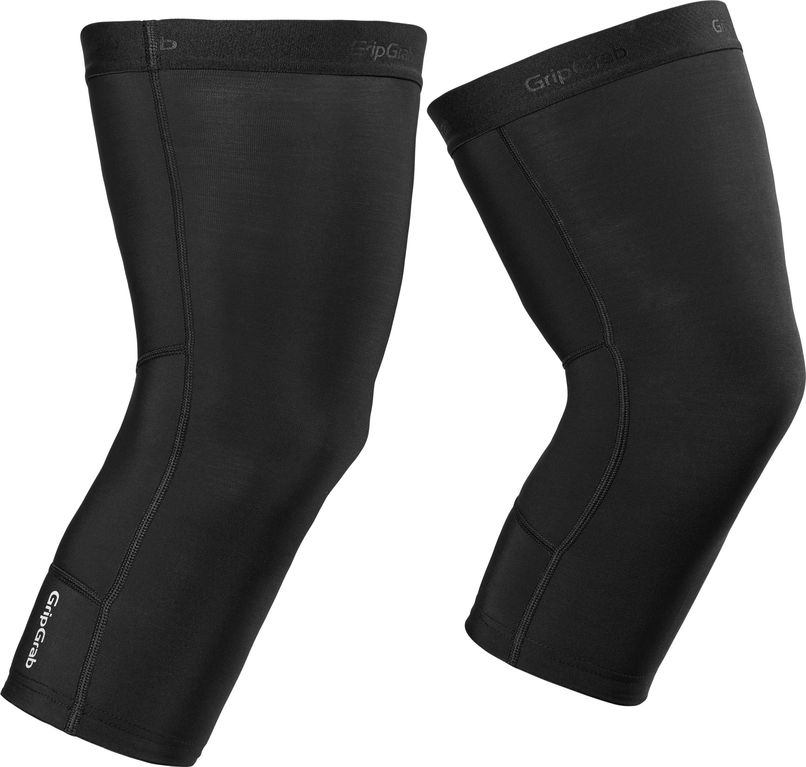 Gripgrab Unisex Gripgrab Pacr Thermal Knee Warmers Black