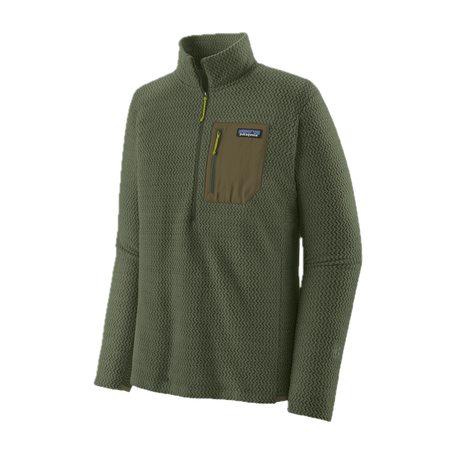 Patagonia M R1 Air Zip Neck Torrey Pine Green