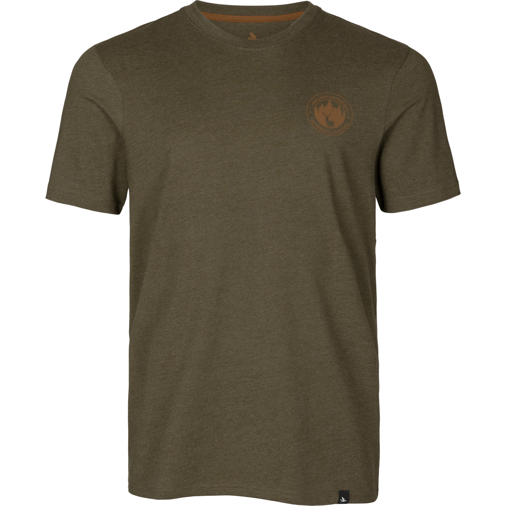 Seeland Men’s Saker T-Shirt Pine Green Melange