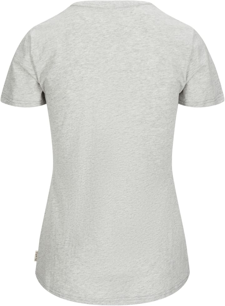 Tufte Wear W Eco Brand Tee Light Grey Melange Tufte Wear