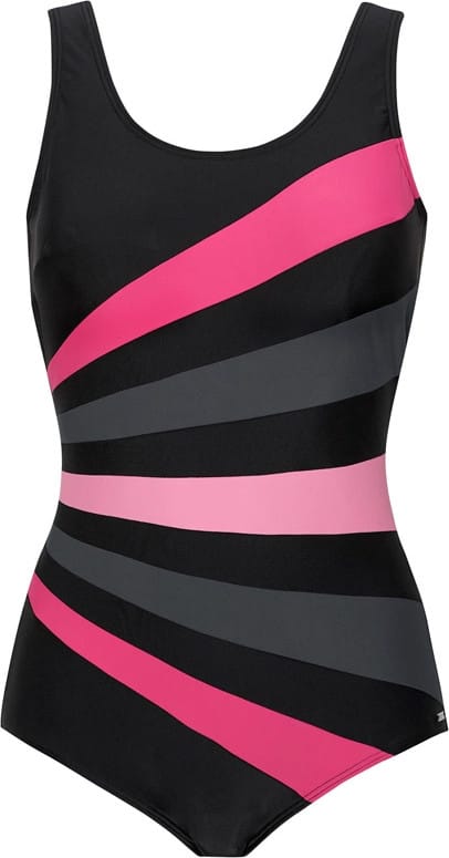 Abecita Women's Action Swimsuit Black/Pink Abecita