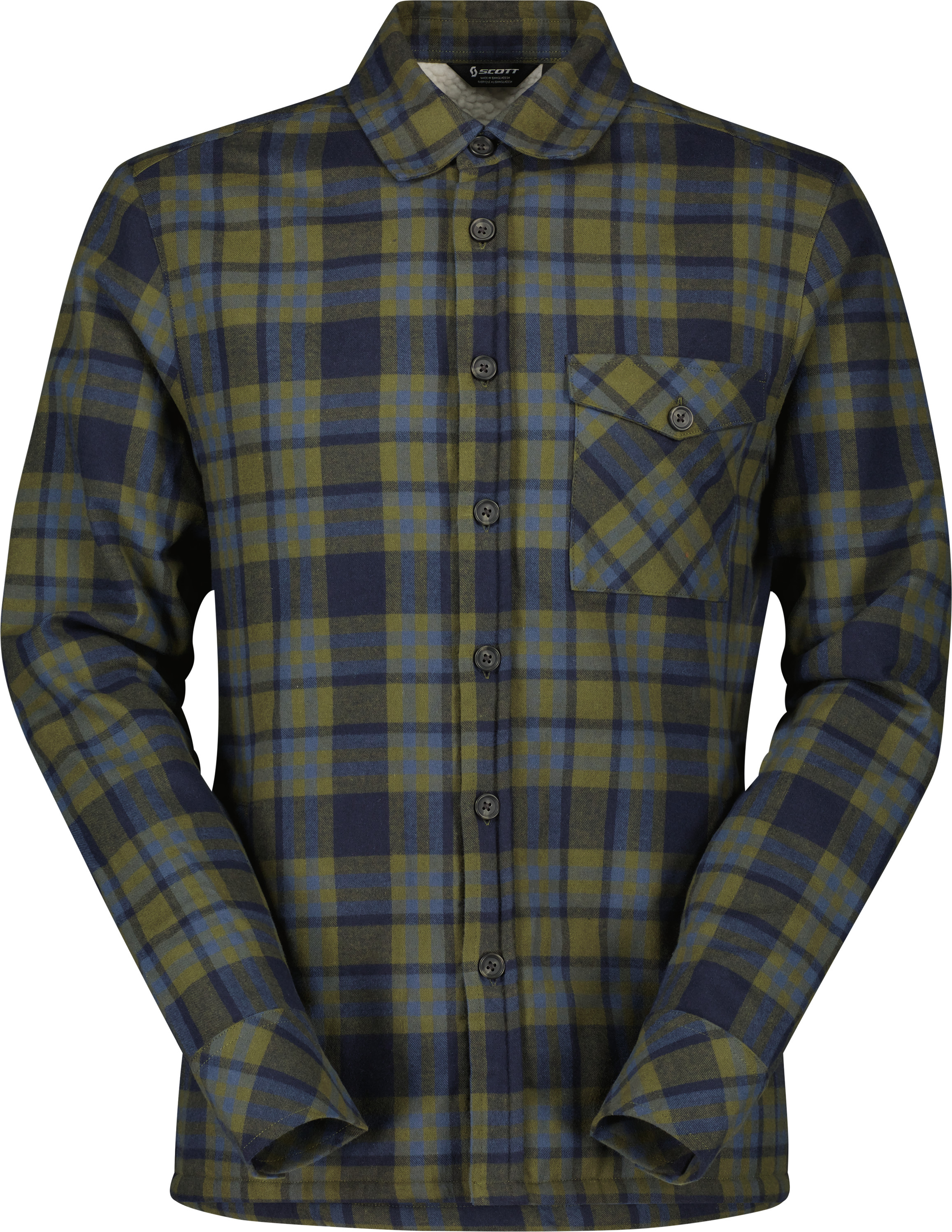 Scott Men’s Shirt Heritage Pile Fir Green/dark Blue