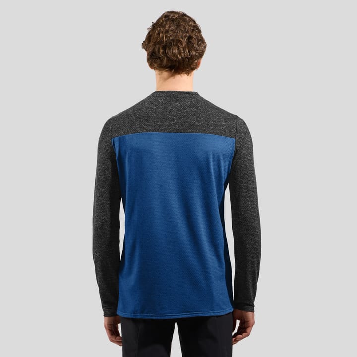 Odlo Men's T-shirt Crew Neck L/S X-Alp Linencool Black/Limoges Odlo