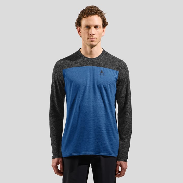 Odlo Men's T-shirt Crew Neck L/S X-Alp Linencool Black/Limoges Odlo