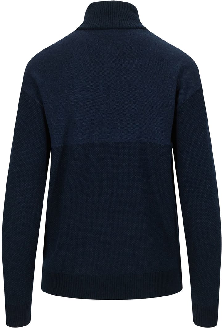 Tufte Wear W Robin Stitch Half-Zip Sweater Sky Captain / Mood Indigo Tufte Wear