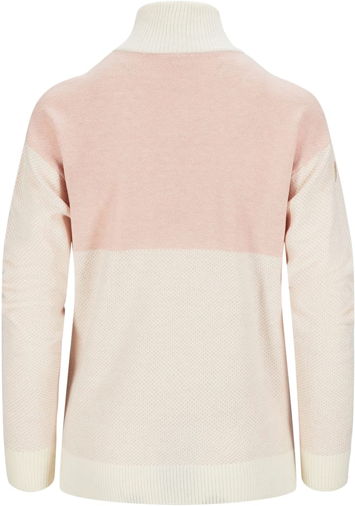 Tufte Wear W Robin Stitch Half-Zip Sweater Jet Stream / Misty Rose Tufte Wear