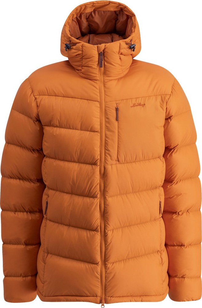 Lundhags Men’s Fulu Down Hooded Jacket Burnt Orange