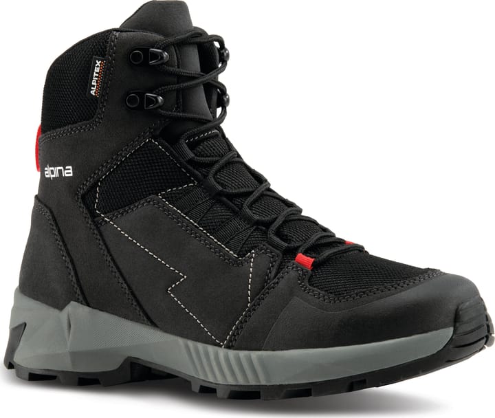 Alpina Unisex Tracker Mid Black Alpina