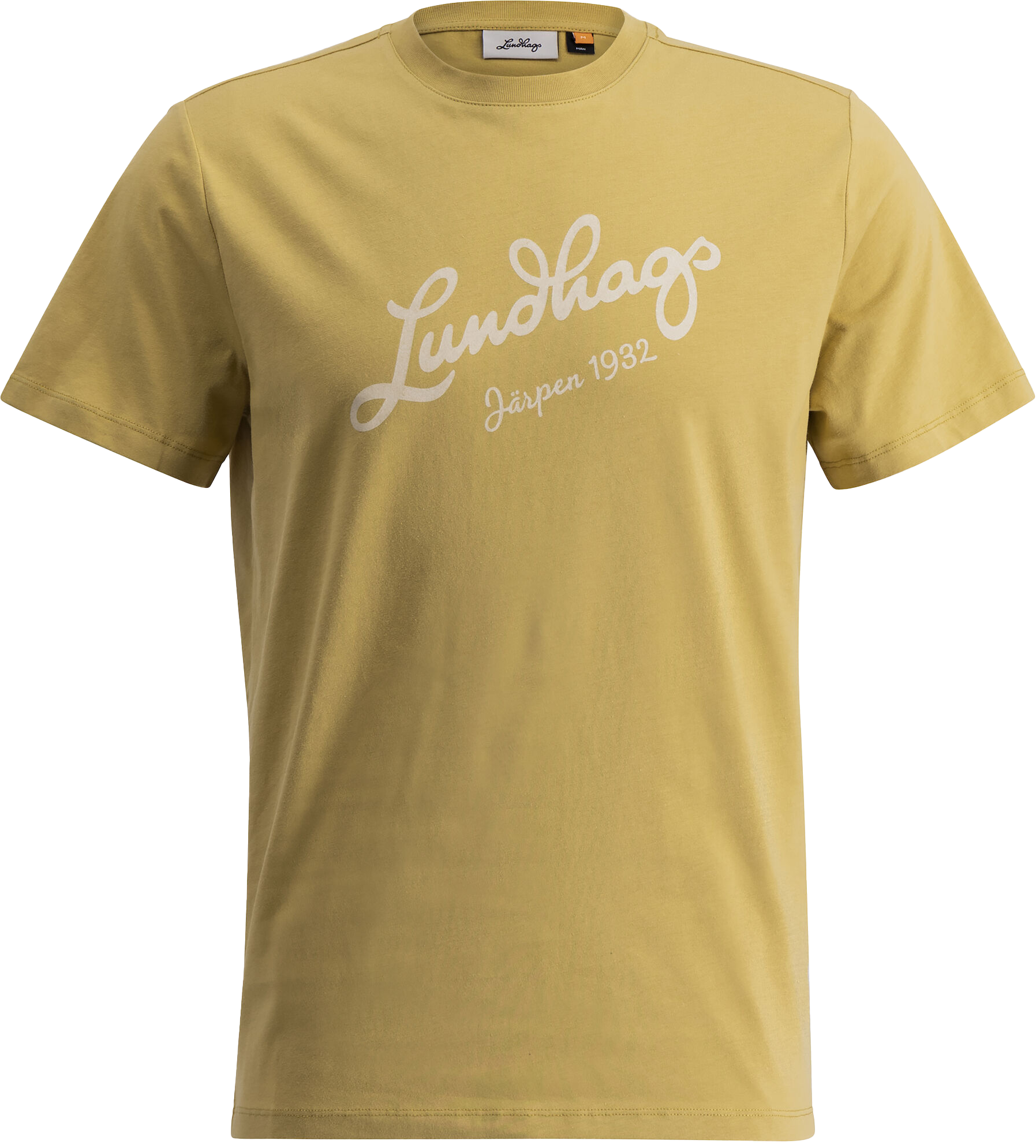 Lundhags Men’s Järpen Logo T-Shirt Straw