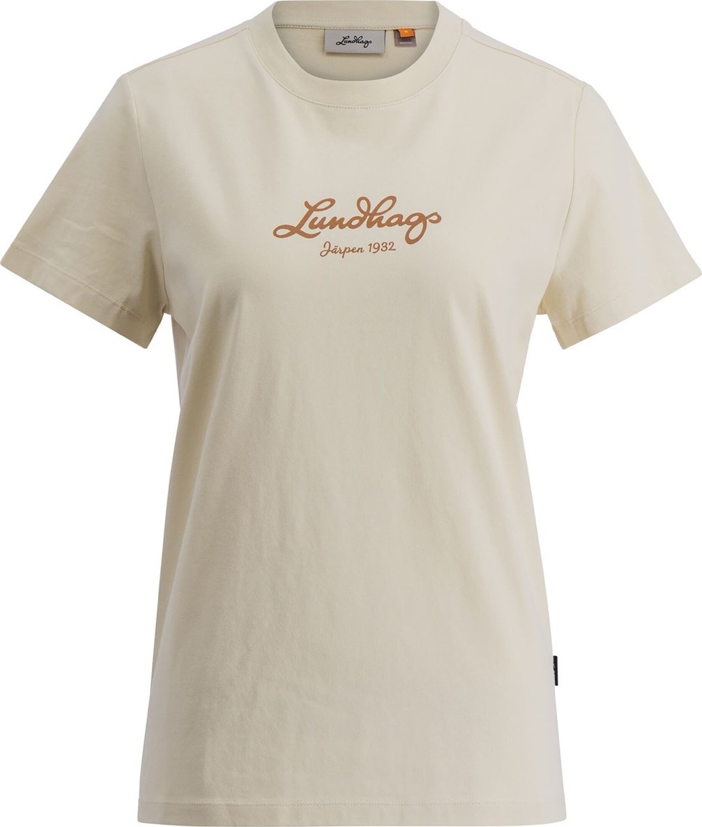 Lundhags Women’s Järpen Logo T-shirt Chalk White