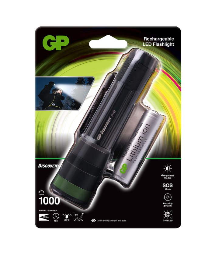 GP Batterier GP Discovery Rechargable Outdoor 1000lm - CR42 Nocolour GP Batterier