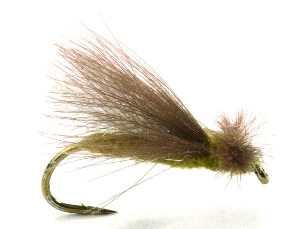 Umpqua Flies Cdc Caddis Adult Olive #12 Kjøp 12 Fluer Få Gratis Flueboks Olive Umpqua Flies