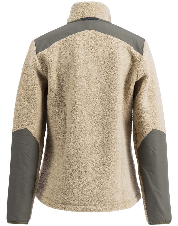 Lundhags Women's Saruk Wool Pile Mid Full Zip Sand Lundhags