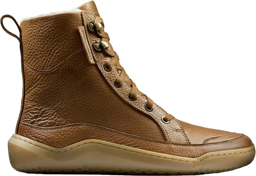 Vivobarefoot Women’s Gobi Boot Warmlined Light Tan