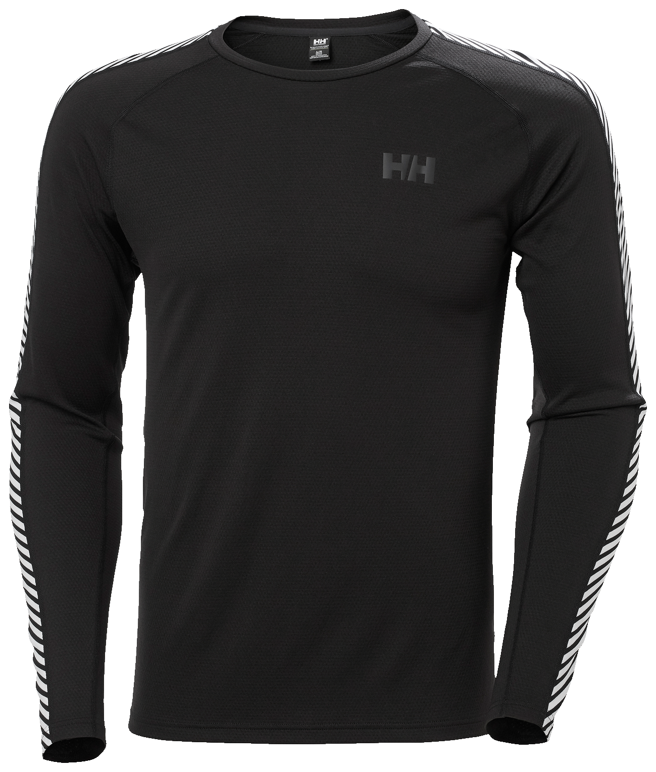 Helly Hansen Men’s Lifa Active Stripe Crew Black