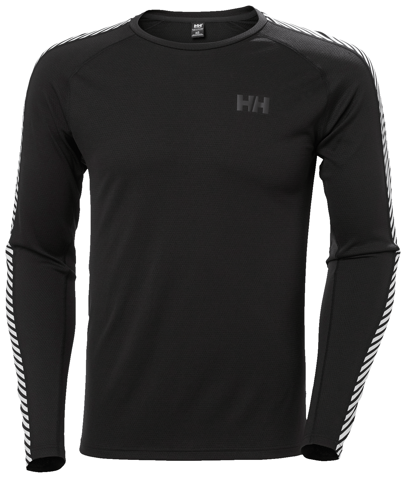 Helly Hansen Men's Lifa Active Stripe Crew Black