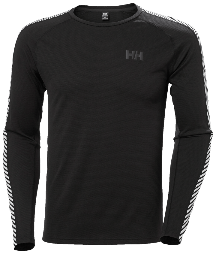 Helly Hansen Men's Lifa Active Stripe Crew Black Helly Hansen