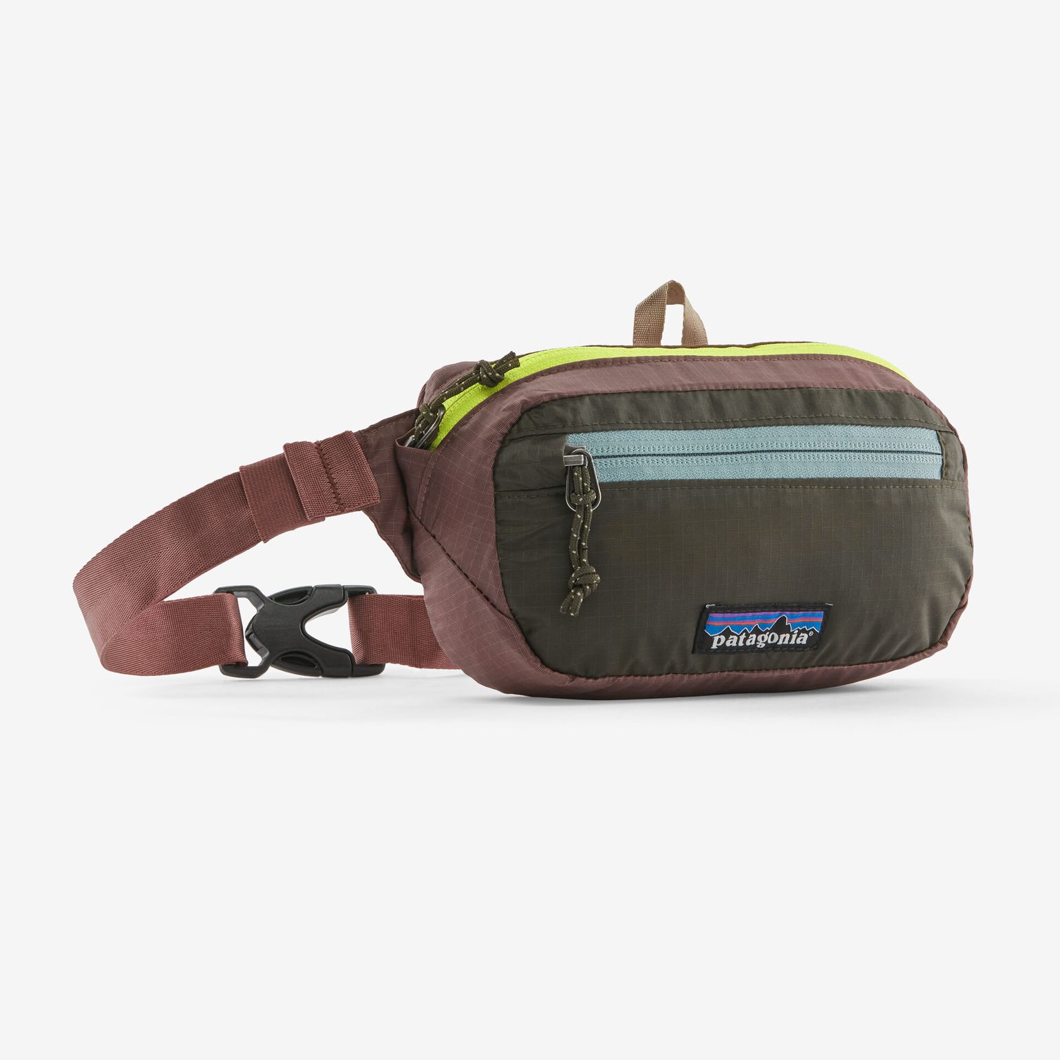 Patagonia Ultralight Black Hole Mini Hip Pack Patchwork: Pine Needle Green