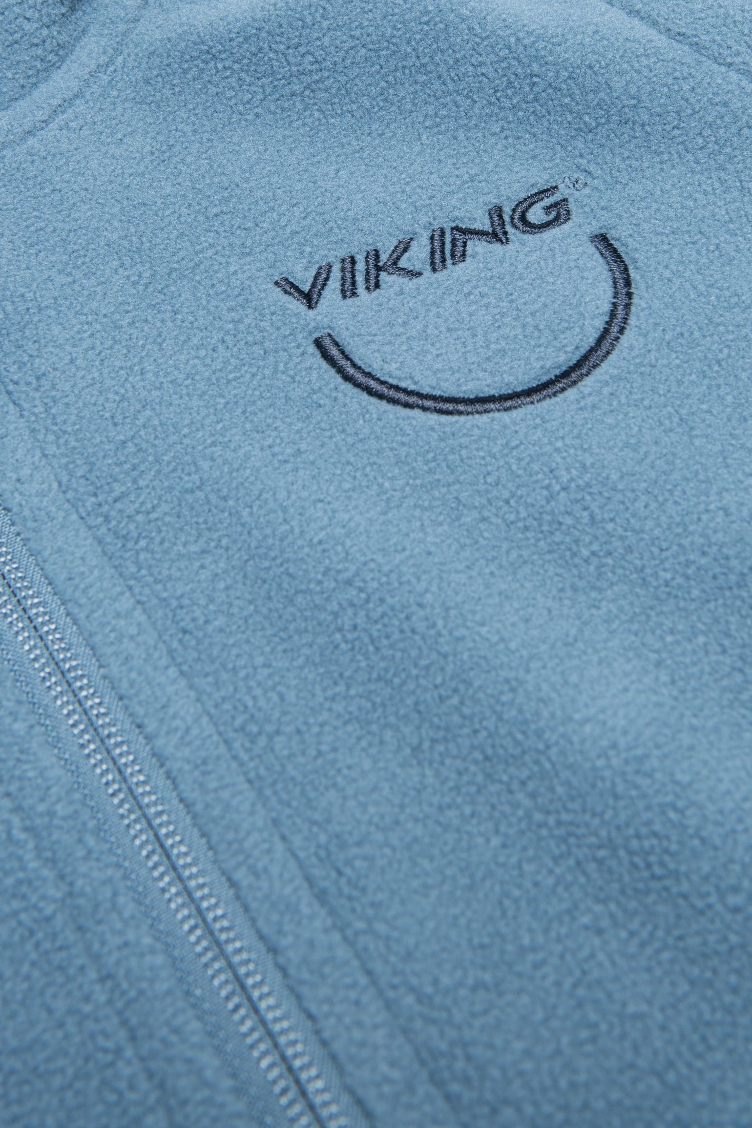 Viking Footwear Kids' Playtime Fleece Jacket Warm Denim/Navy