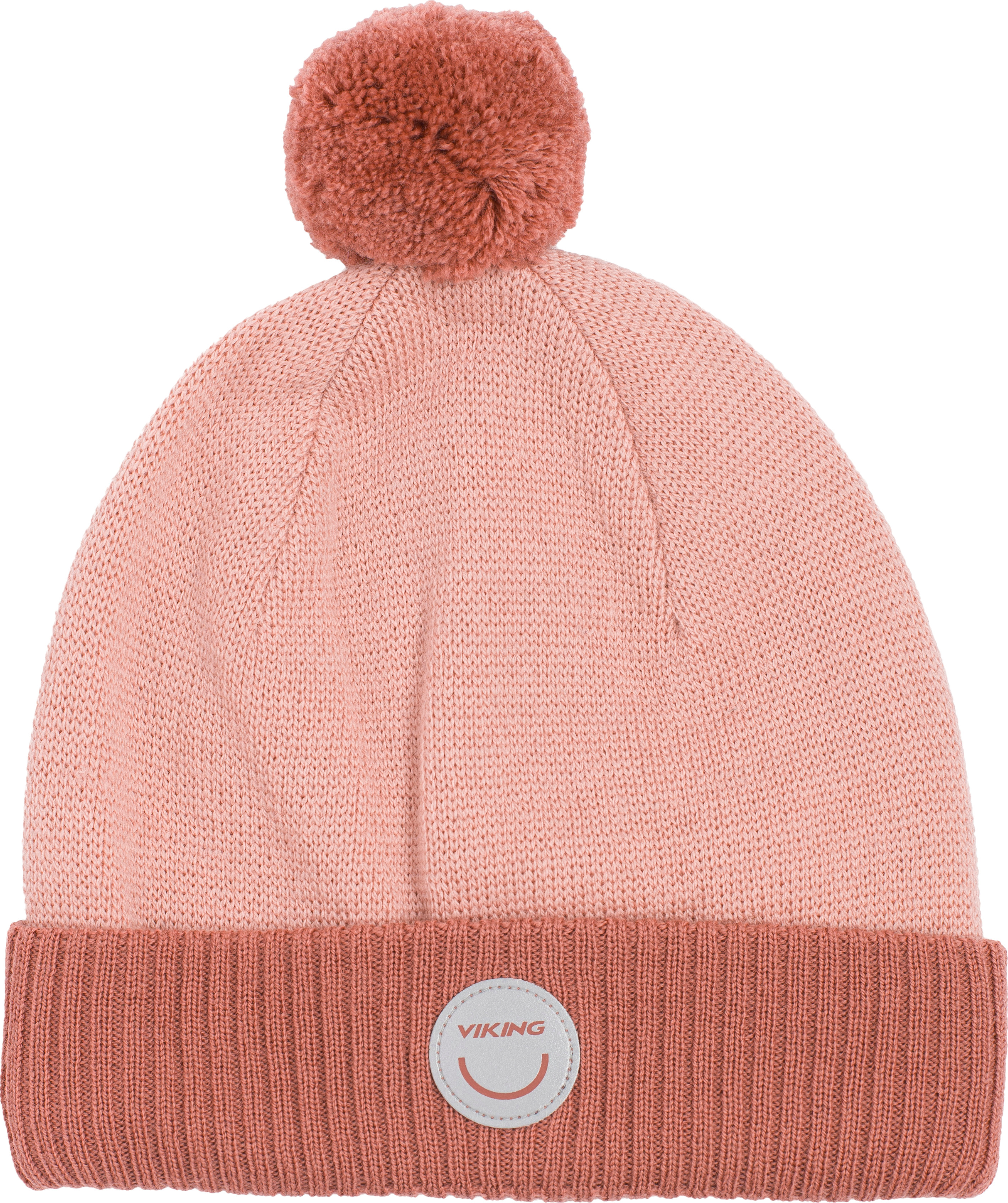 Viking Footwear Kids’ Toasty Beanie Wool Pom Pom Pink