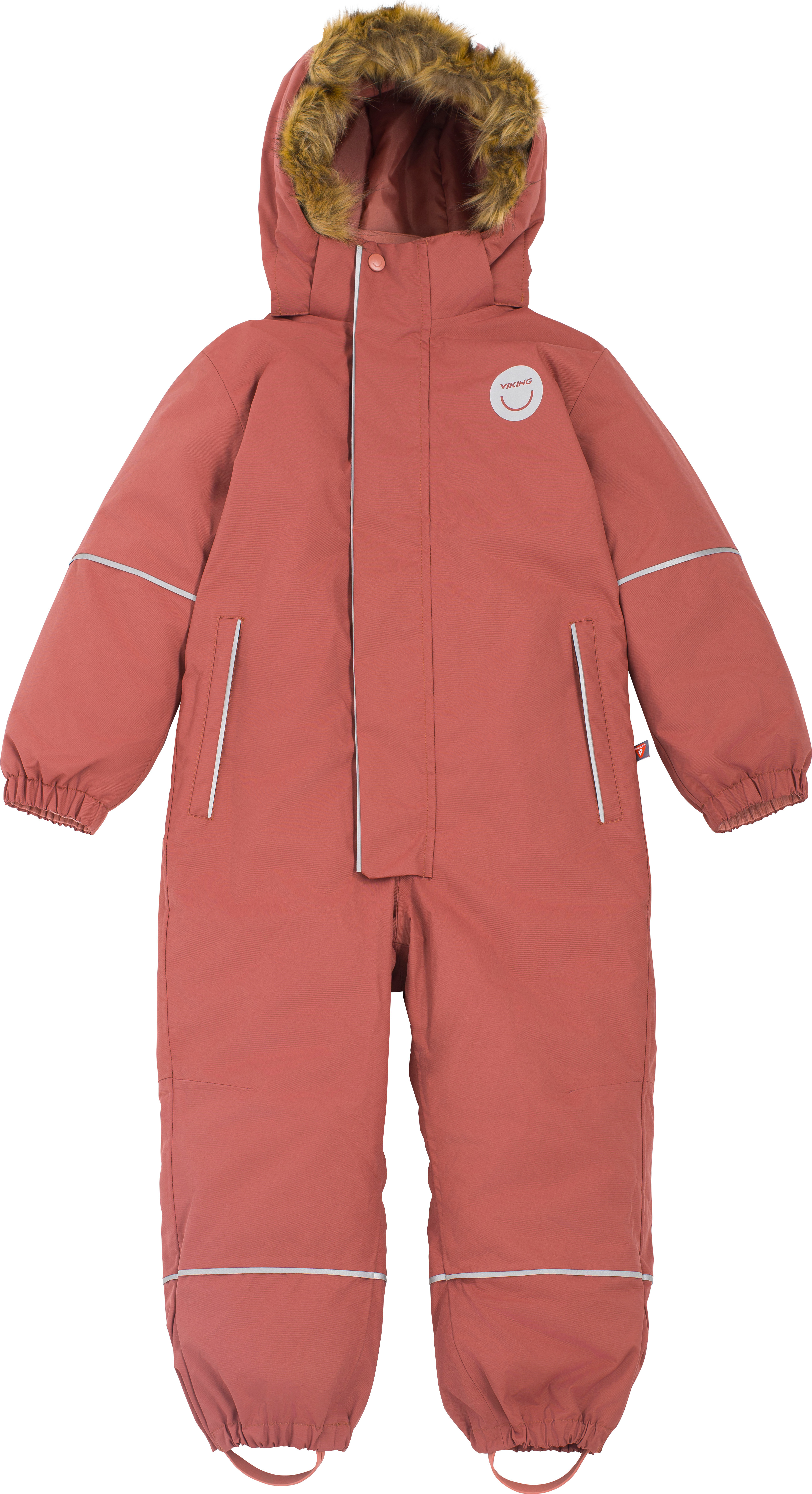 Viking Footwear Kids’ Play Winter Playsuit Thermal Dark Pink