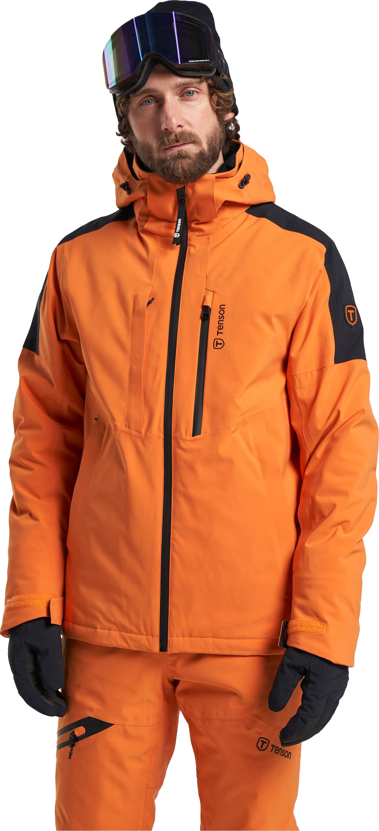 Tenson Men’s Core Ski Jacket Dark Orange