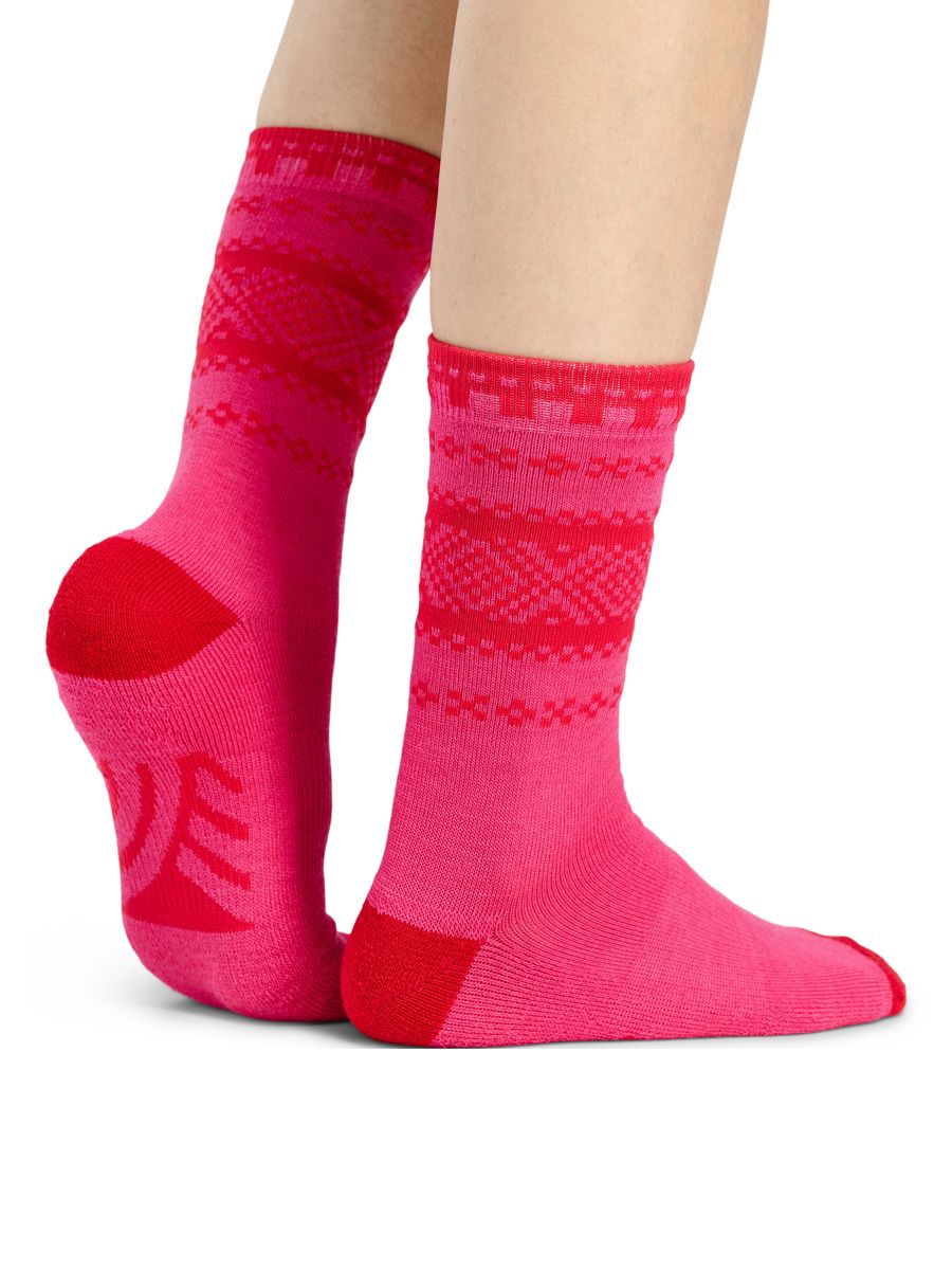 Dale of Norway Cortina Sock Pink/Red