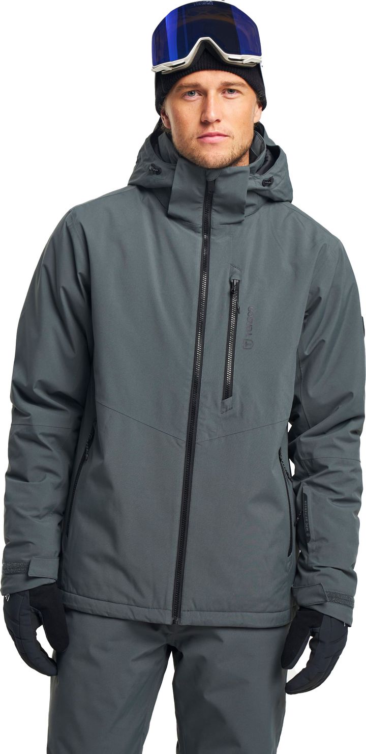 Tenson Men's Brendon Ski Jacket Grey Green Tenson