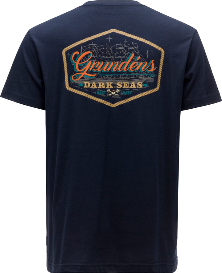 Grundéns Men's Dark Seas X Grundens Watercraft Short sleeve T-Shirt Dark Navy Grundéns