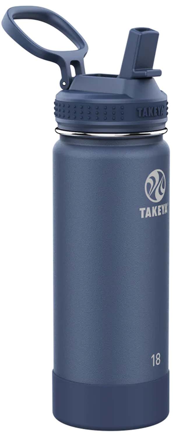 Takeya Actives Straw Insulated Bottle 530 ml Dark Blue Takeya