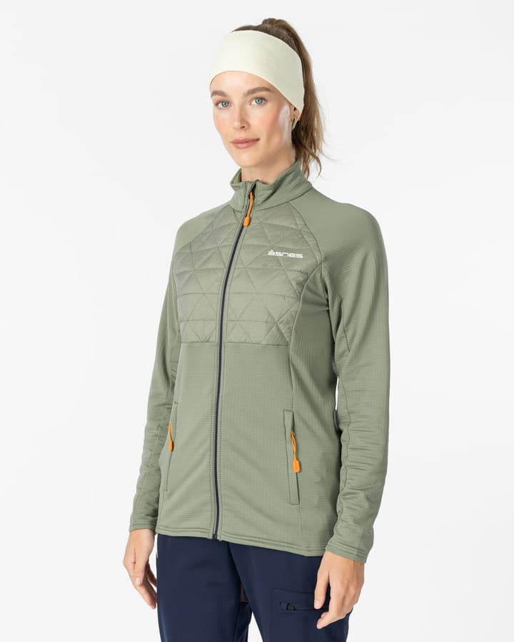 Åsnes Varde Jacket Flece Wmn Olive Grey Åsnes