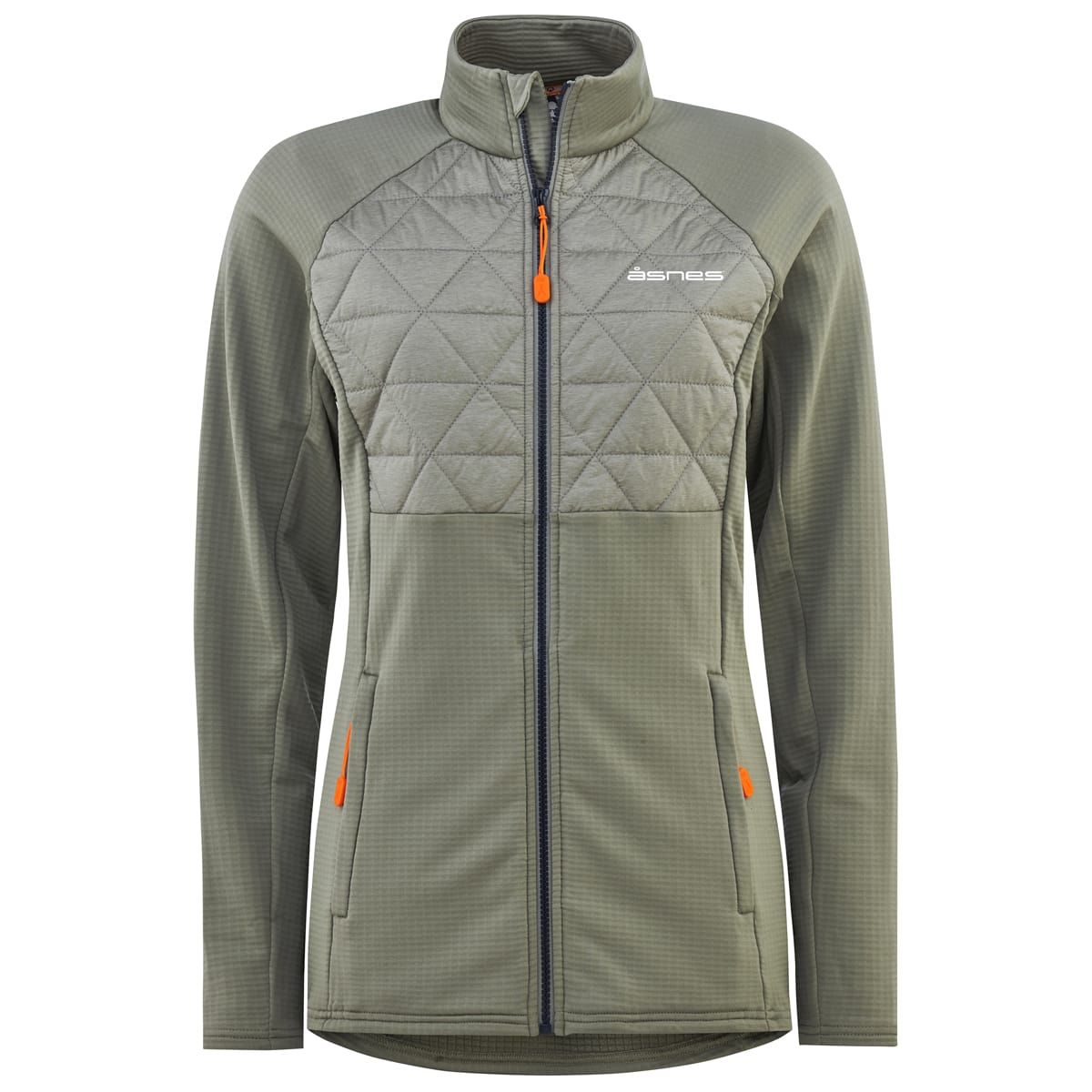 Åsnes Varde Jacket Flece Wmn Olive Grey