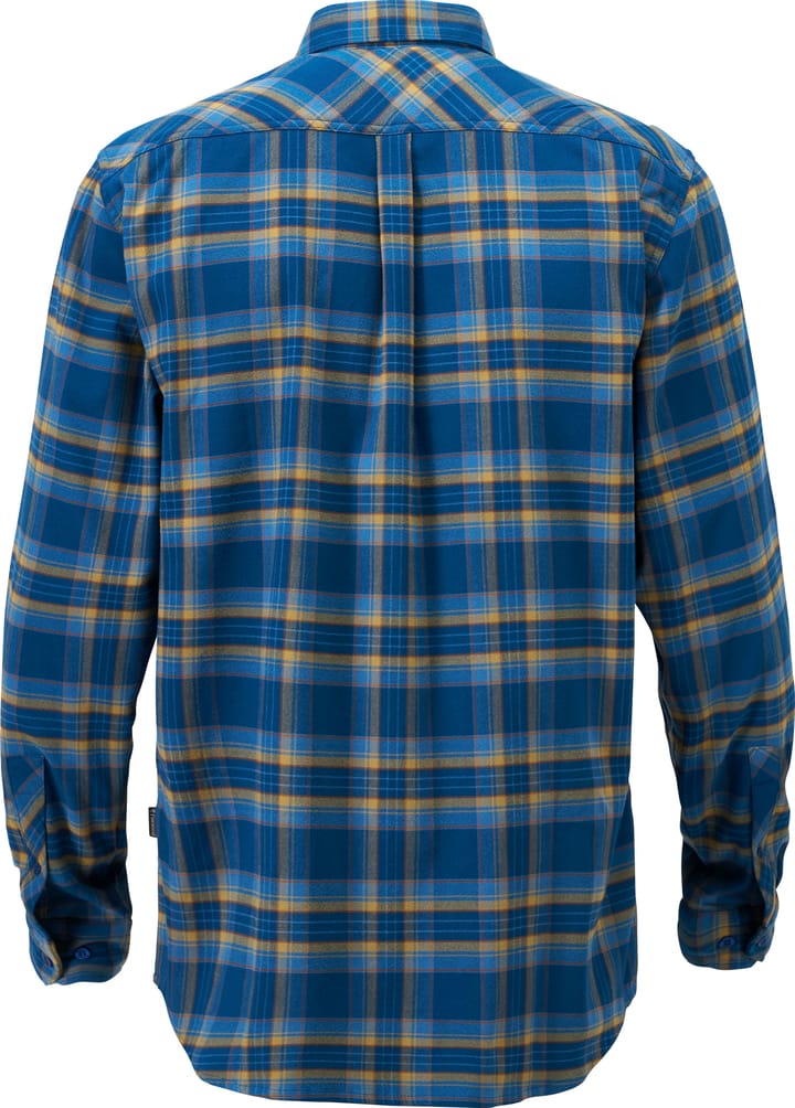 Pinewood Men's Abisko Hiking Flanell Shirt D.Azur Blue Pinewood