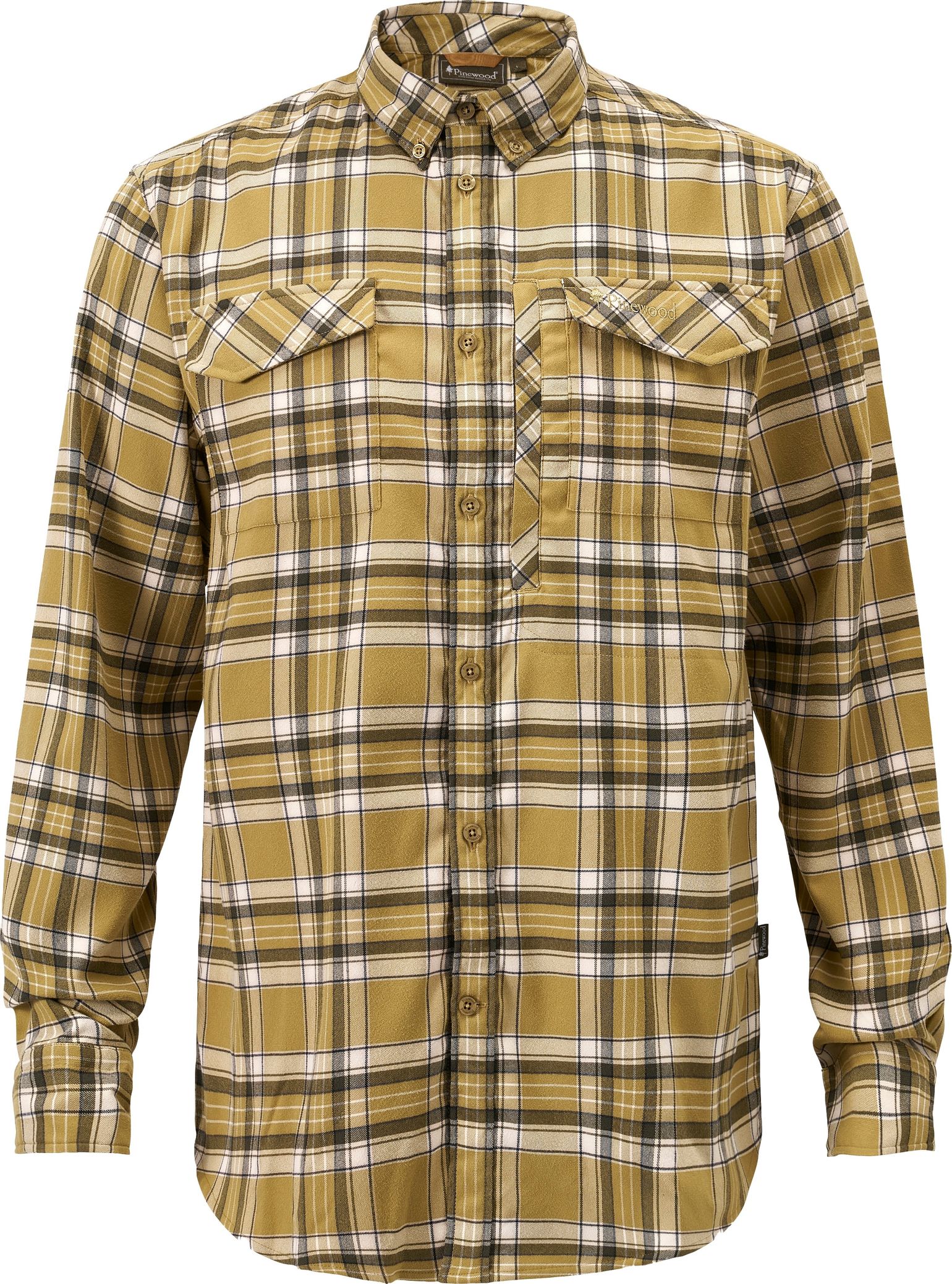 Pinewood Men's Abisko Hiking Flanell Shirt Golden Hay