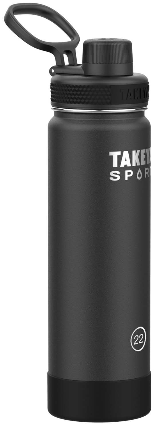 Takeya Sport Copper Insulated Bottle 650 ml Grand Slam Black