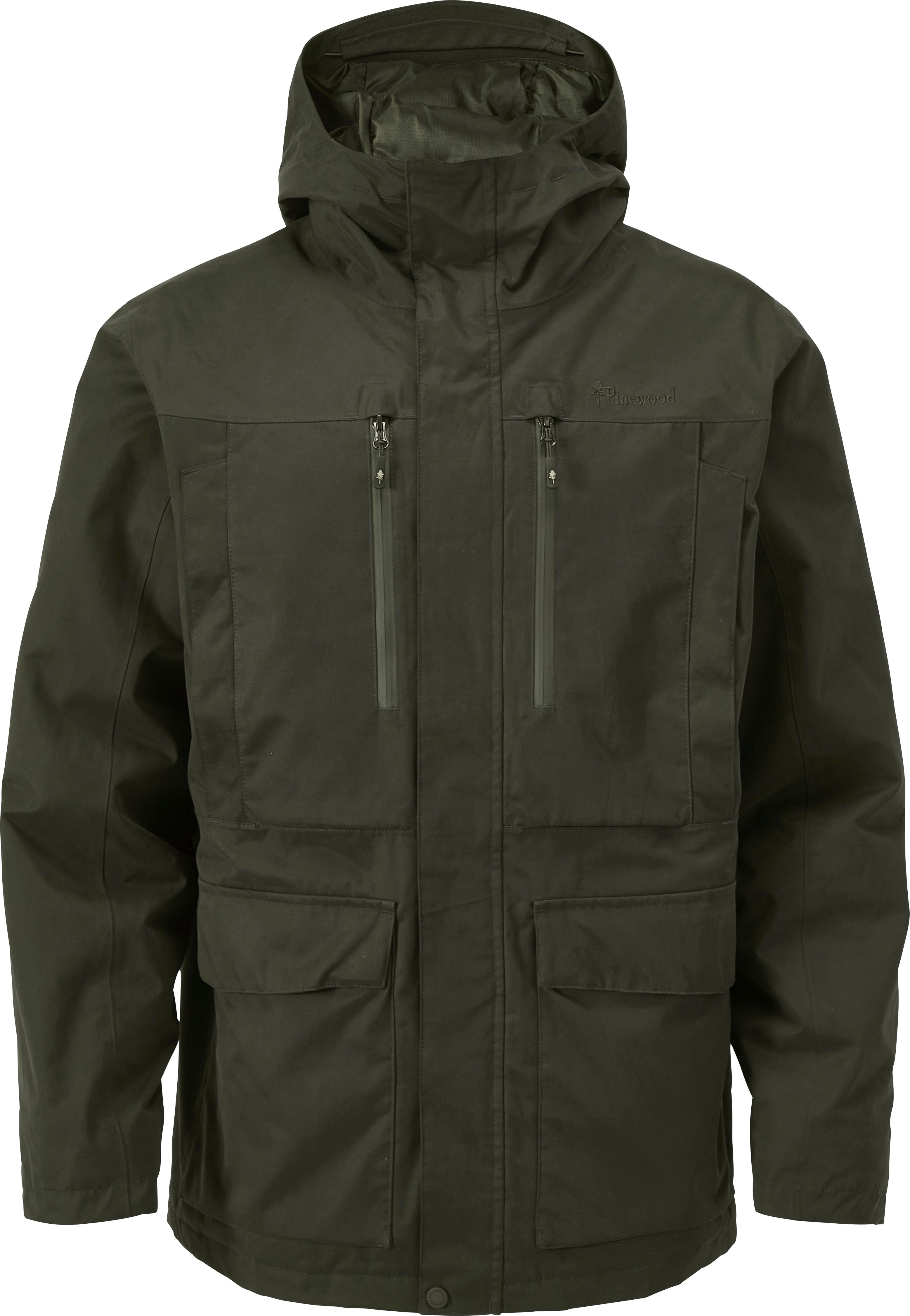 Pinewood Men’s Padded Winter Parka/Jacket Dark Green