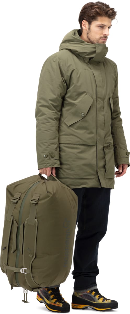 Norrøna 50l Duffle Bag Olive Night | Fjellsport.no