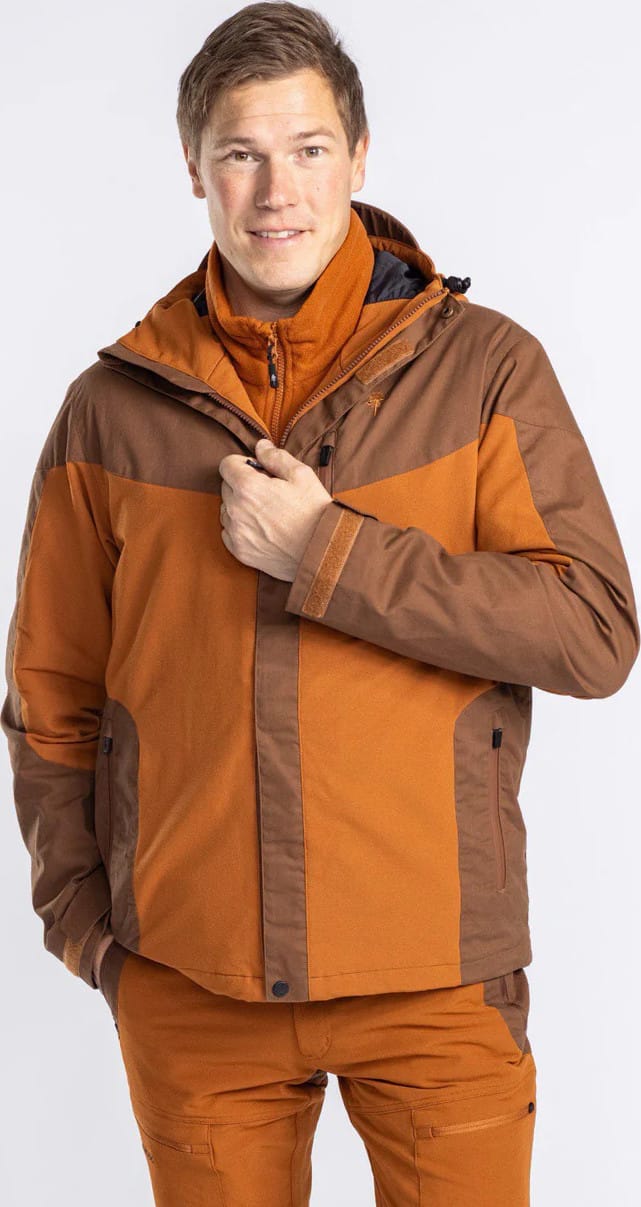 Pinewood Men's Finnveden Hybrid Extreme Jacket Fudge/Nougat Pinewood