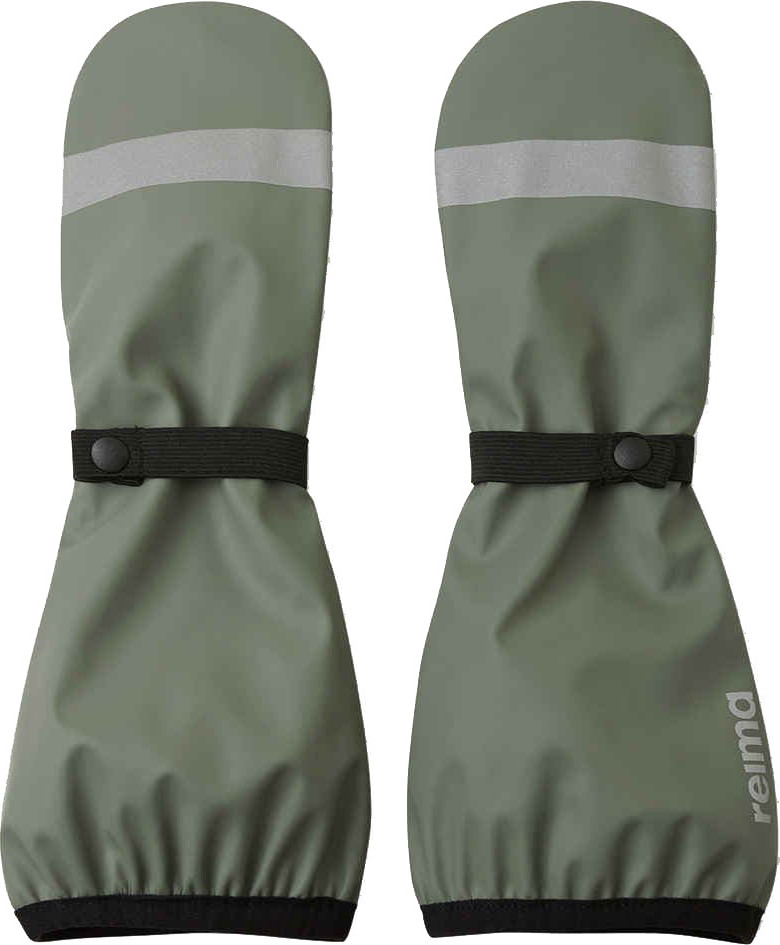 Reima Kids’ Rain Mittens Puro Greyish Green