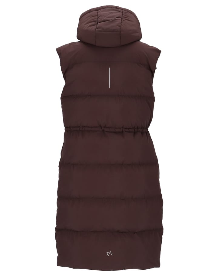 Twentyfour Mode Eva Puffy Vest D Mørk Brun Twentyfour