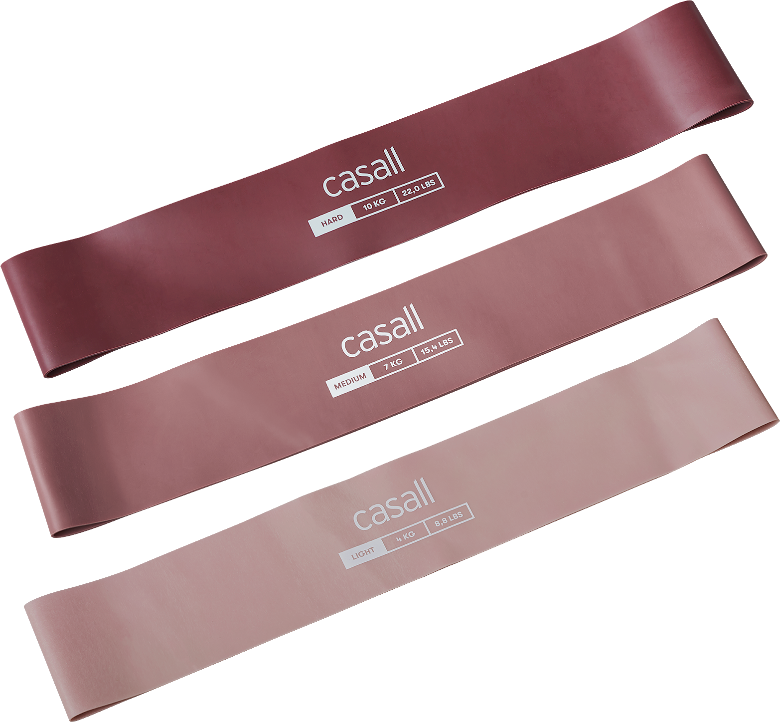 Casall Rubber Bands 3-pack Pink Selection