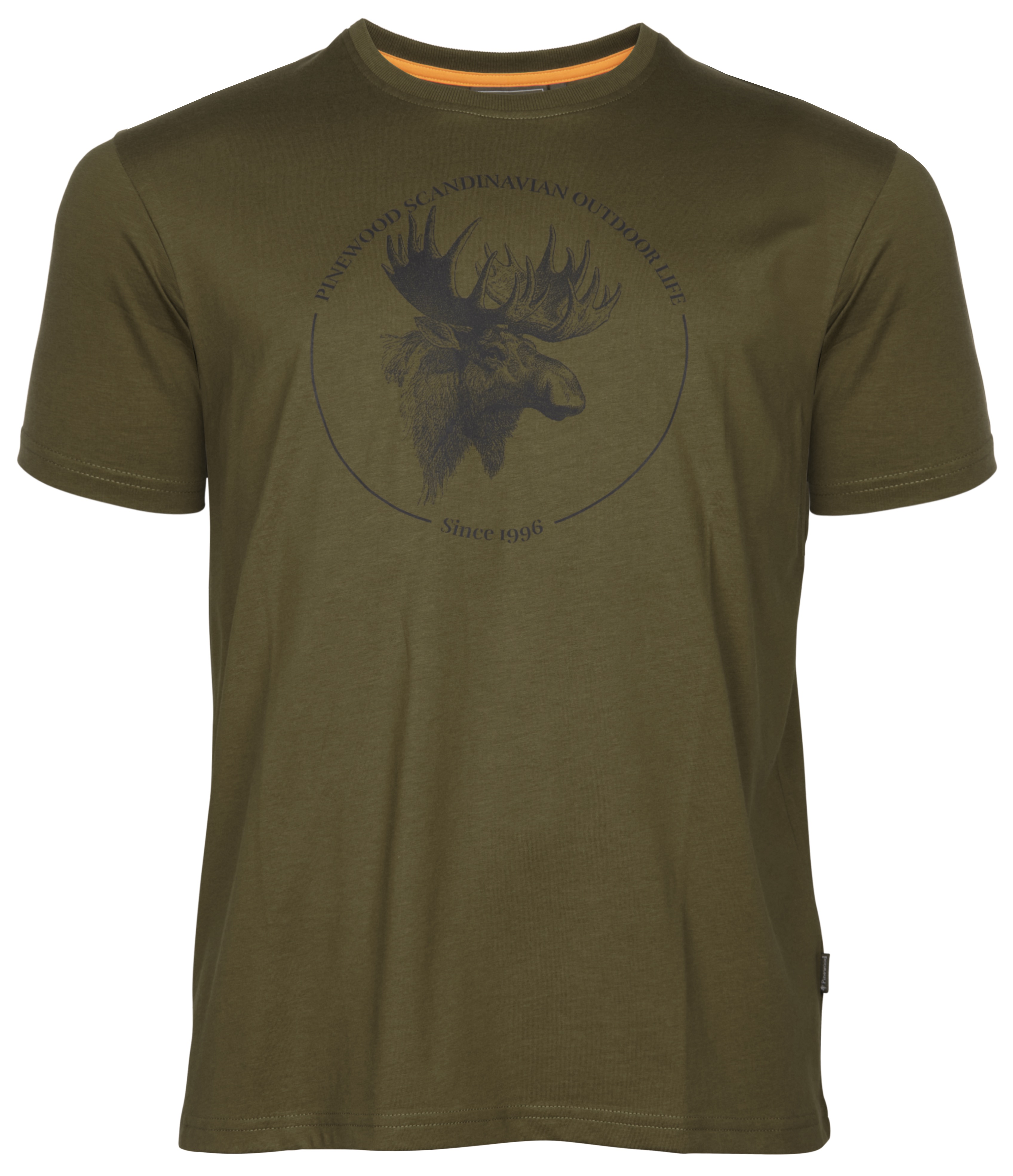 Pinewood Men’s Moose T-Shirt H.Olive