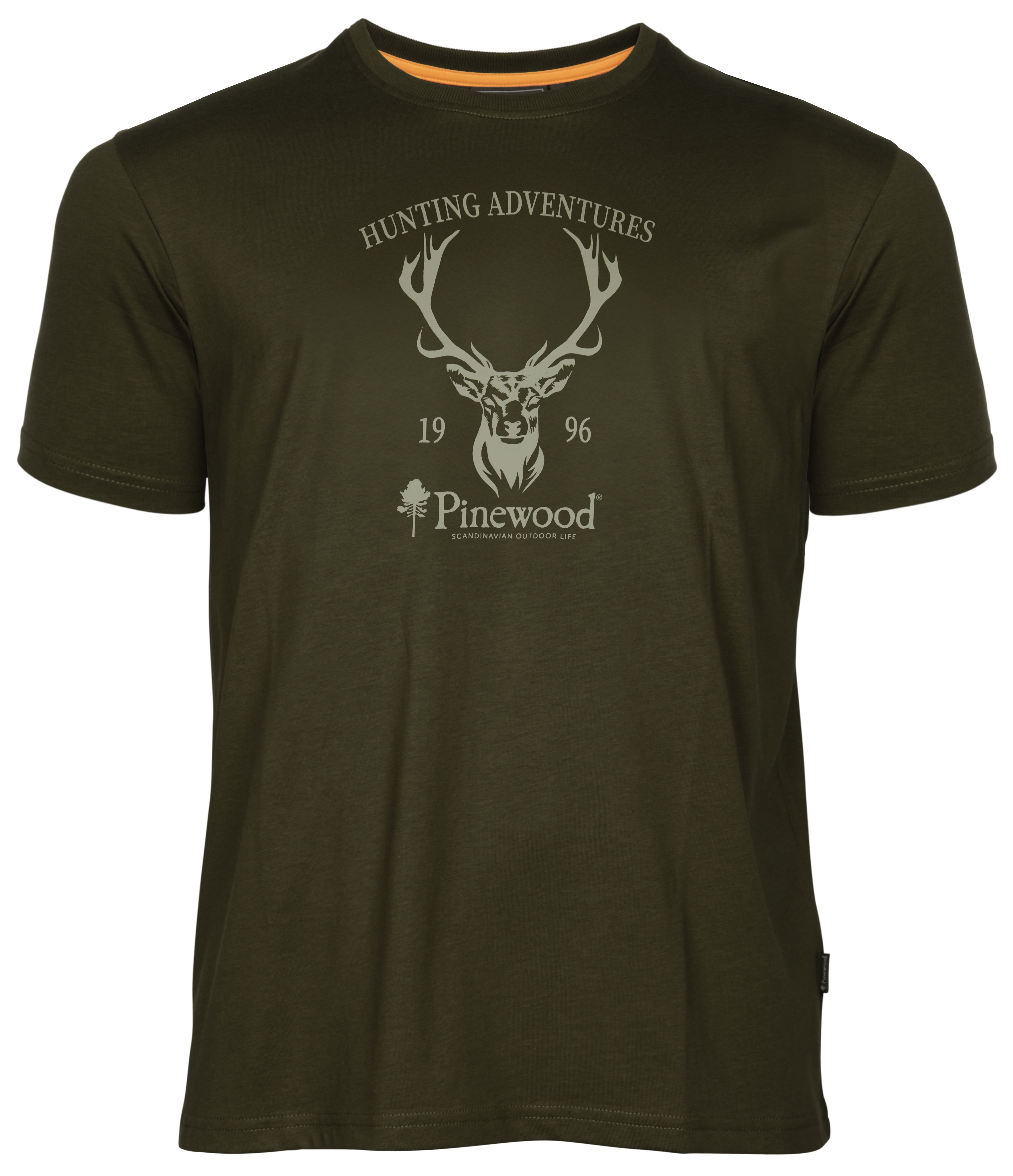 Pinewood Men’s Red Deer T-Shirt Green