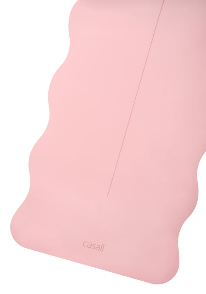 Casall Yoga Mat Grip&Cushion III Scallop 5mm Light Pink Casall