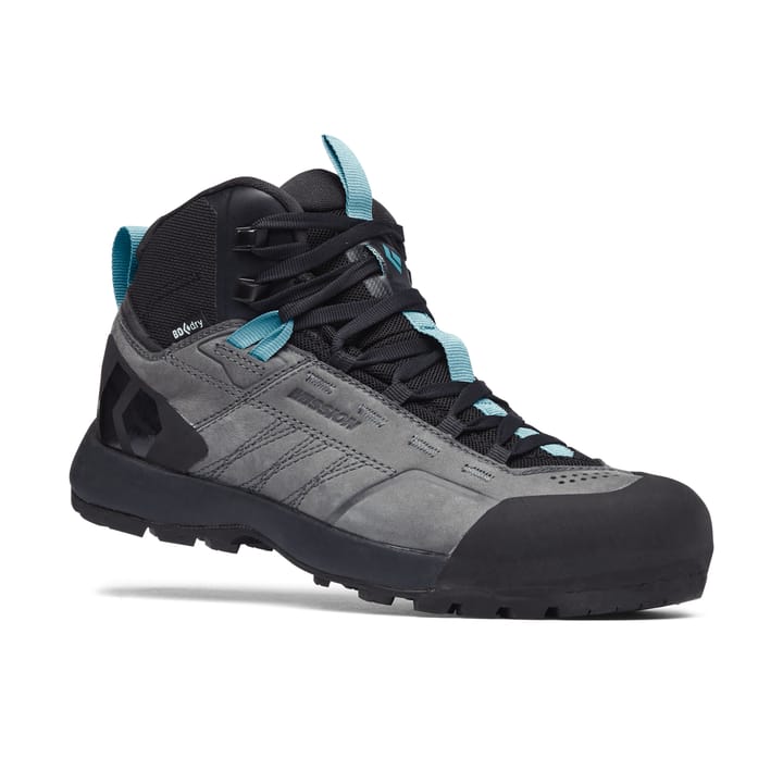 Black Diamond Women's Misson Leather Mid WP Steel Grey/Costal Blue Black Diamond