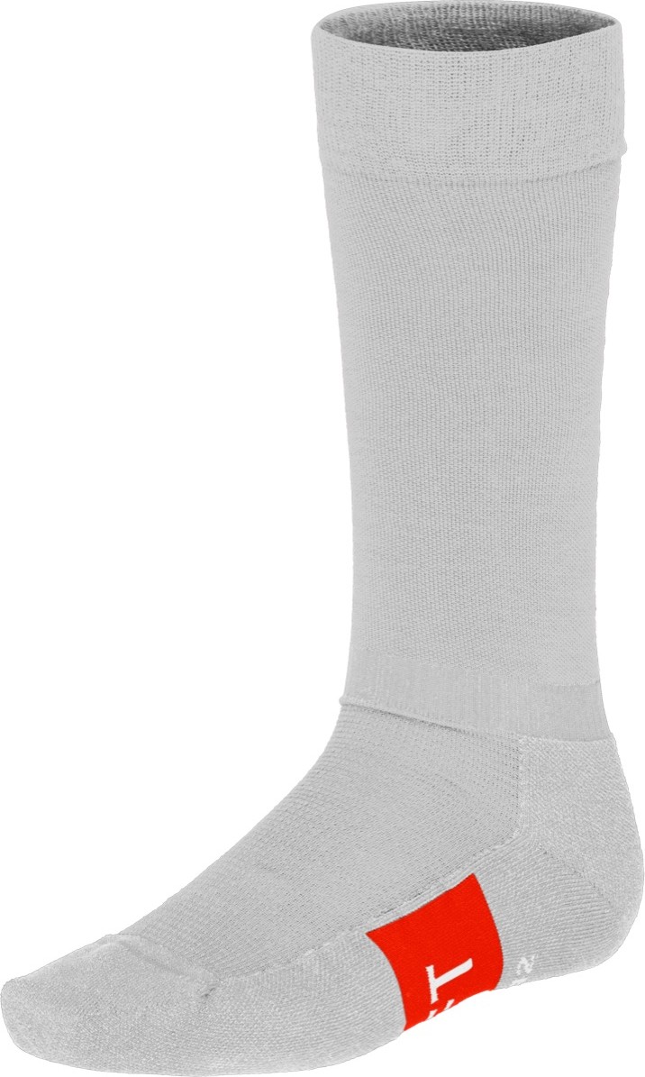 Norrøna Senja Merino Lightweight Socks Long Light Grey/Arednaline